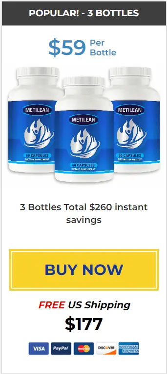 Metilean-3-bottles-price-Just-$59/Bottle-Only!