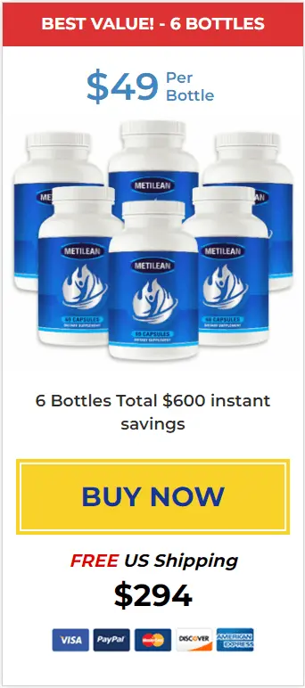 Metilean-6-bottles-price-Just-$49/Bottle-Only!